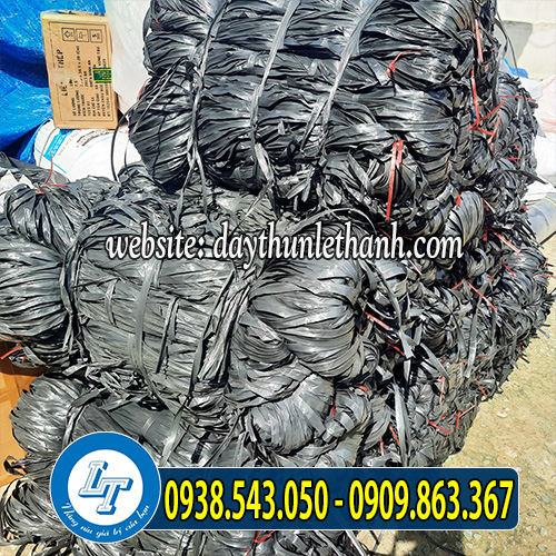 Dây nilon kẽm khô màu đen bản lớn Dây nilon kẽm khô màu đen bản lớn