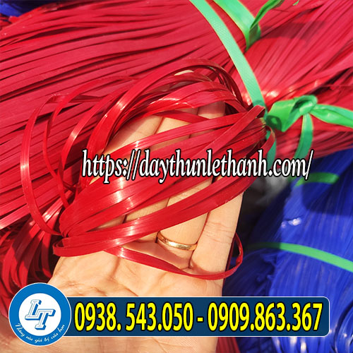 Dây nilon kẽm khô màu đỏ Dây nilon kẽm khô màu đỏ