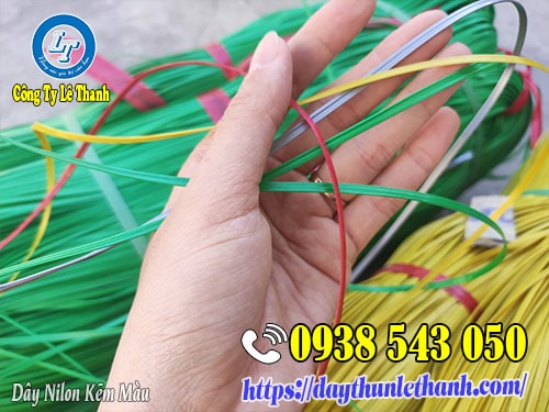 Dây nilon kẽm khô cứng giá rẻ tại kho Dây nilon kẽm màu