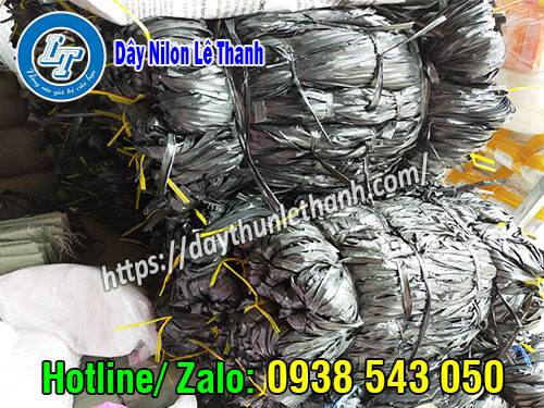 Dây nilon kẽm khô màu đen giá tốt, giao hàng nhanh Dây nilon kẽm khô màu đen