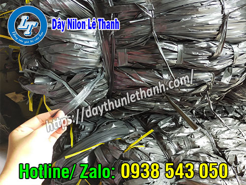 Dây nilon kẽm khô màu đen chất lượng, giá rẻ Dây nilon kẽm khô màu đen