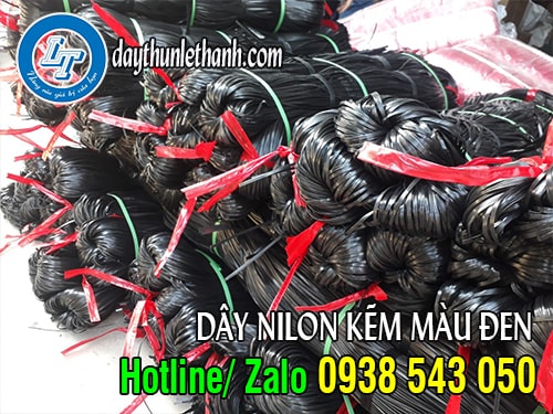 Dây nilon kẽm bản lớn, bản nhỏ màu đen