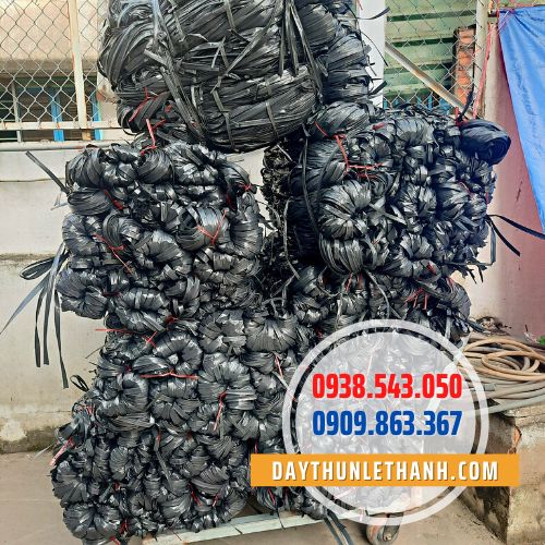 Dây nilon kẽm khô màu đen giá sỉ Dây nilon kẽm khô màu đen giá sỉ