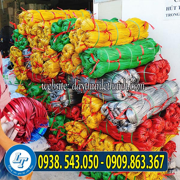 Dây nilon kẽm màu kiện 10kg giá sỉ Dây nilon kẽm màu kiện 10kg giá sỉ