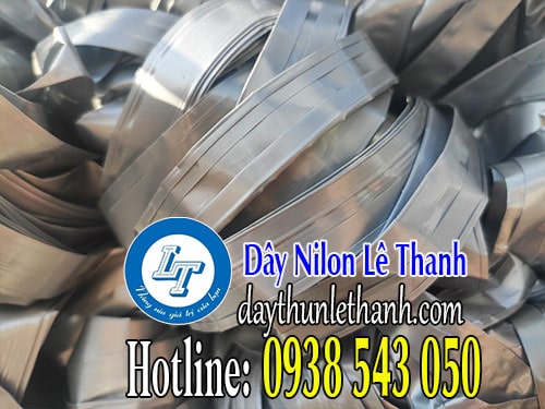 Dây nilon kẽm mềm xám bóng Dây nilon kẽm mềm xám bóng