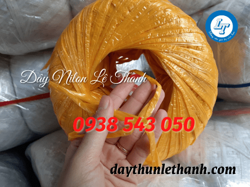 Dây nilon nem 500gam màu vàng Dây nilon nem 500gam