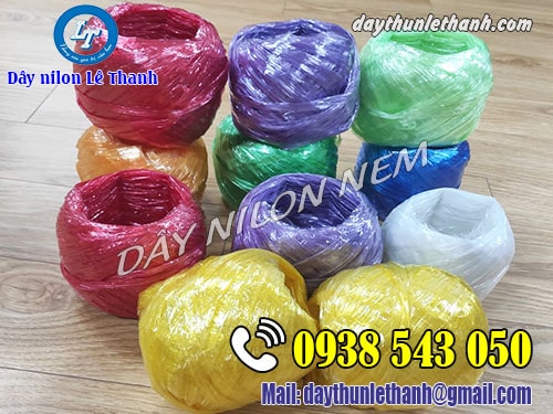 Dây nilon nem 30gam nhiều màu, giá rẻ Dây nilon nem 30gam nhiều màu, giá rẻ