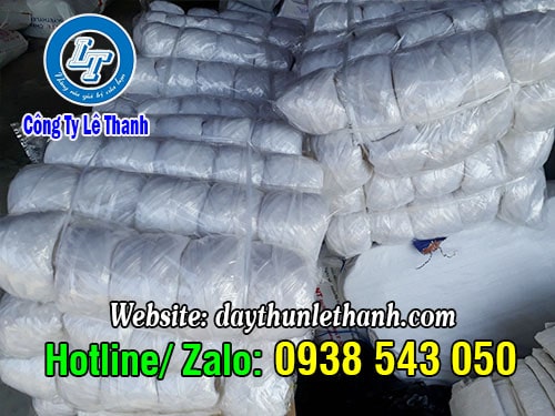 Dây nilon nem màu trắng 40 gam giá rẻ, miễn phí vận chuyển TPHCM Dây nilon nem màu trắng 40 gam