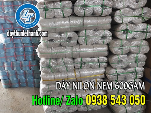 kho cung cấp dây nilon nem 600gam màu trắng Dây nilon nem 600gam màu trắng