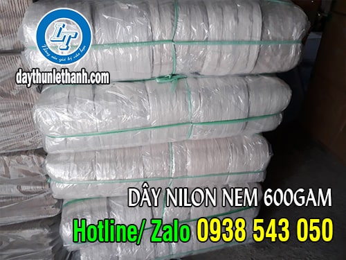 Dây nilon nem 600gam màu trắng giá sỉ rẻ Dây nilon nem 600gam