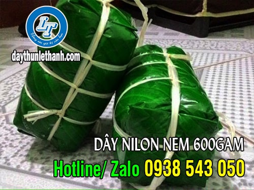 Dây nilon nem màu trắng dùng gói chả lụa Công dụng dây nilon nem