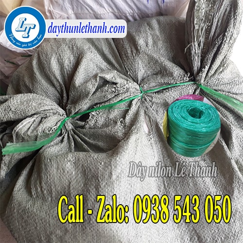 Dây nilon nem dùng khâu miệng bao Dây nilon nem dùng khâu miệng bao