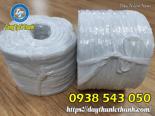 Dây nilon nem trắng 600 gam Dây nilon nem trắng 1kg