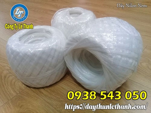 Dây nilon nem trắng 1kg chất lượng, giá rẻ Dây nilon nem trắng 1kg