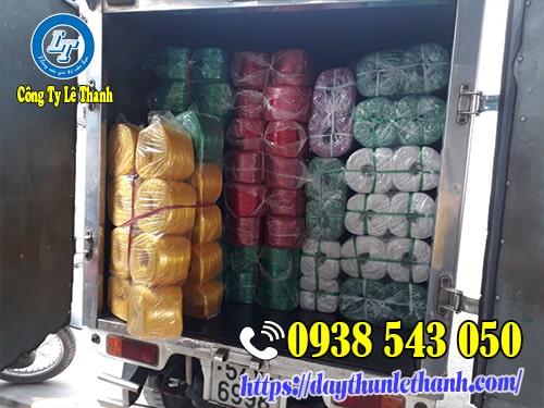 Lên hàng dây nilon đi giao cho khách sỉ Dây nilon
