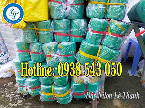 Dây nilon ống màu xanh giá rẻ Dây nilon ống màu xanh