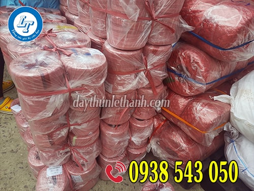 Dây nilon ống nguyên cây màu đỏ Dây nilon ống nguyên cây
