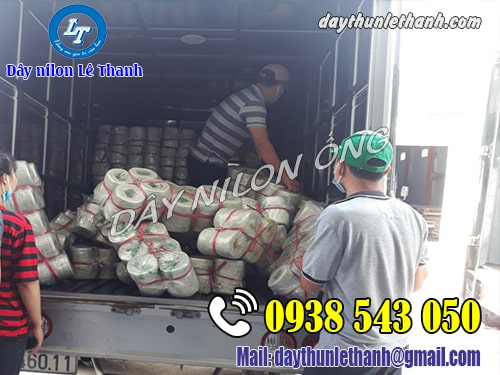 Lên đơn hàng dây nilon ống giao cho khách sỉ Dây nilon ống 1kg