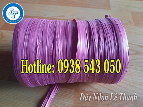Dây nilon ống màu tím Dây nilon ống màu tím