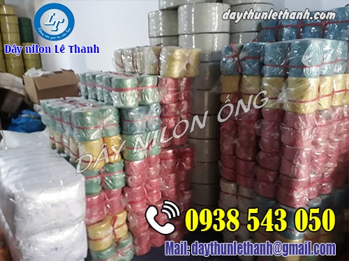 Dây nilon ống nhiều màu, giá rẻ tại Lê Thanh Dây nilon ống nhiều màu