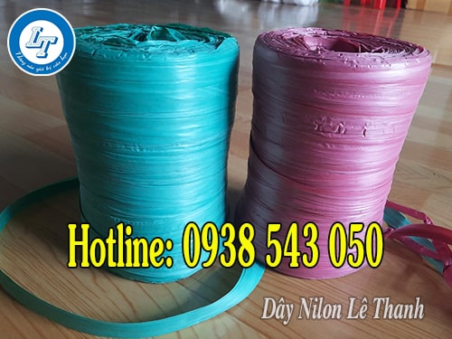 Dây nilon ống 1kg giá rẻ Dây nilon ống màu tím