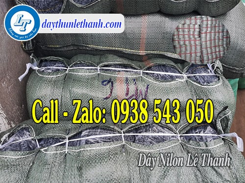 Dây nilon màu ống trắng khâu miệng bao chắc chắn Dây nilon màu ống trắng khâu miệng bao