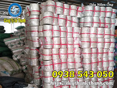 Dây nilon ống 700gam mà trắng tại Lê Thanh Dây nilon ống