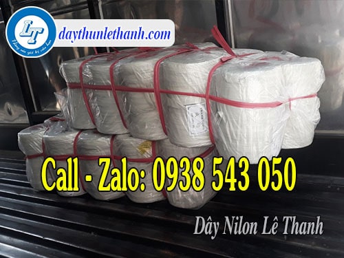 Dây nilon màu ống màu trắng 10 cuộn/ cây Dây nilon màu ống màu trắng