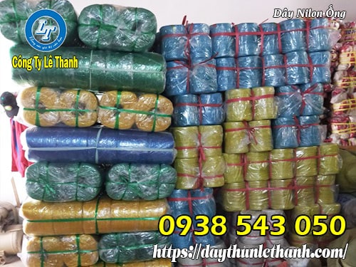 Dây nilon ống nhiều màu, giá rẻ tại kho Dây nilon ống