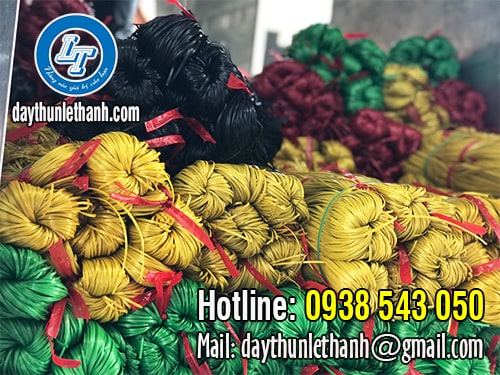 Dây nilon kẽm nhiều màu Dây nilon kẽm nhiều màu