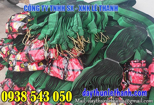 Dây ràng dẹt bản rộng 5cm màu xanh lá Dây ràng dẹt bản rộng 5cm màu xanh lá