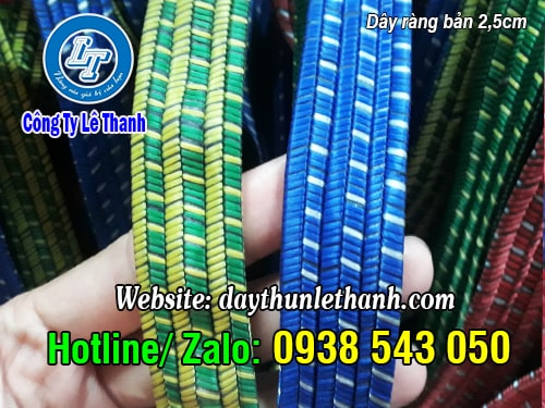 Dây rang hàng bản dẹt 2,5cm chất lượng, giá rẻ Dây rang hàng bản dẹt
