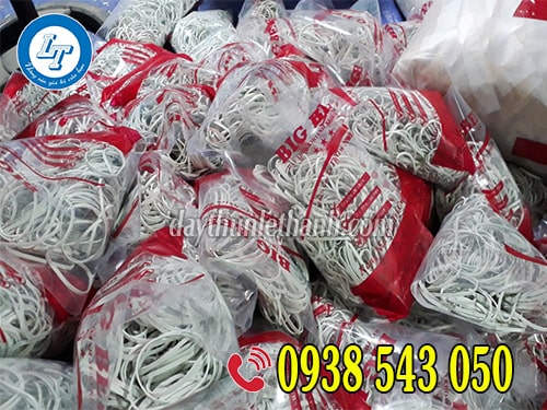Dây thun bản lớn màu trắng giá rẻ Dây thun bản lớn