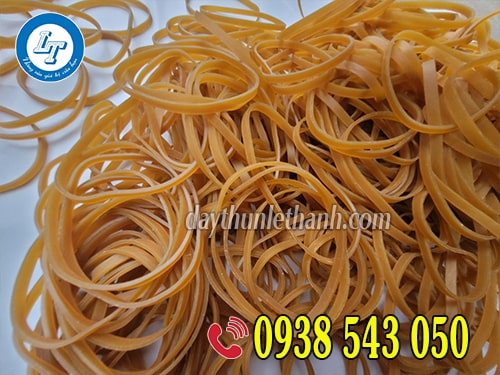 Dây thun bản lớn màu vàng bò giá rẻ Dây thun bản lớn màu vàng bò