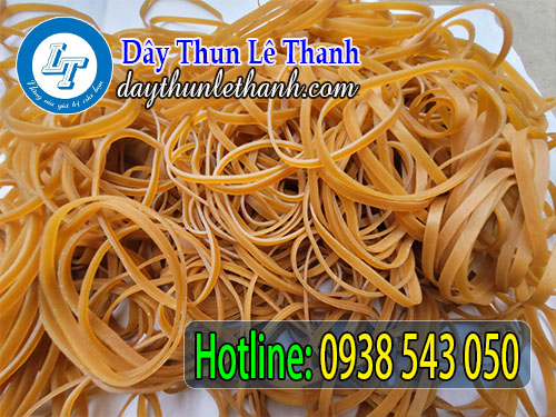 Dây thun bản lớn màu vàng bò giá rẻ Dây thun bản lớn màu vàng bò