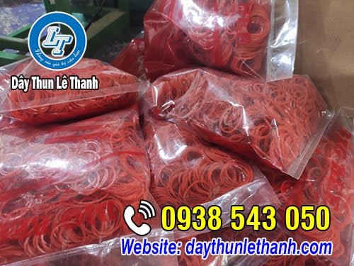 Dây thun màu đỏ giá rẻ, giao hàng nhanh chóng Xưởng sản xuất dây thun