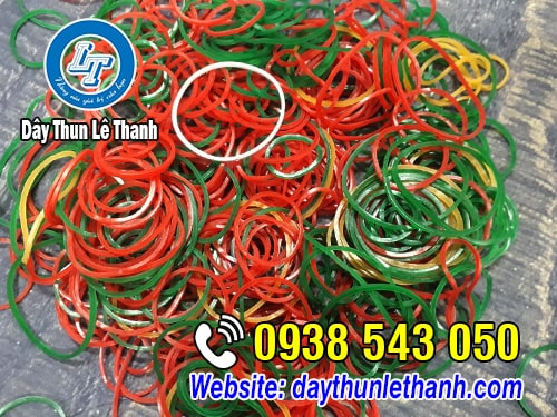 Dây thun khoanh nhiều màu giá sỉ rẻ Dây thun khoanh nhiều màu