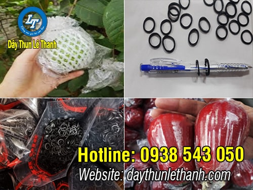 Dây thun đen cột ổi, mận giá rẻ Dây thun đen
