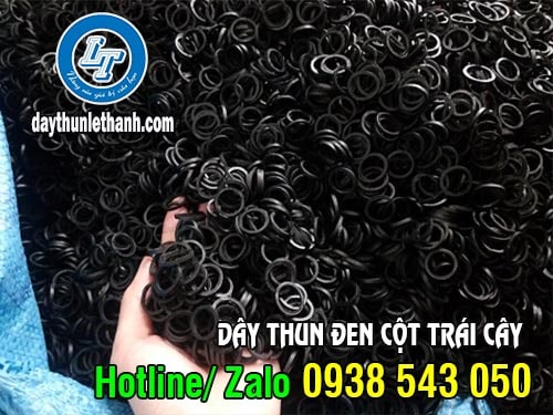 Dây thun đen chuyên dung bọc trái cây giá rẻ Dây thun đen
