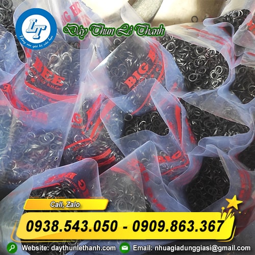 Dây thun đen cột ổi tiện lợi Dây thun đen cột ổi tiện lợi