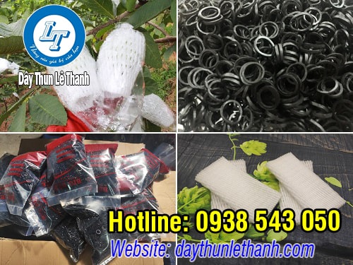 Dây thun và lưới xốp bọc ổi giá rẻ Dây thun và lưới xốp bọc ổi