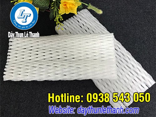 Lưới xốp bọc trái cây giá rẻ Dây thun đen bọc ổi giá rẻ