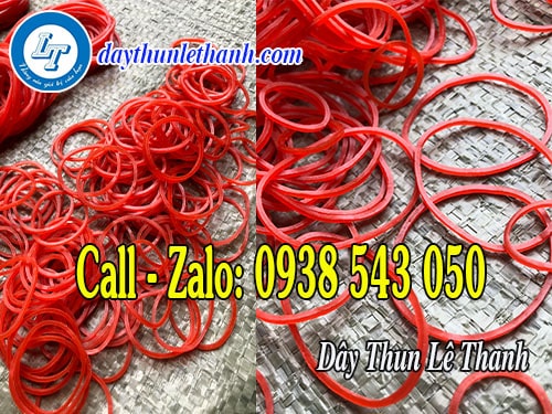 Dây thun màu đỏ chất lượng cao Dây thun màu đỏ