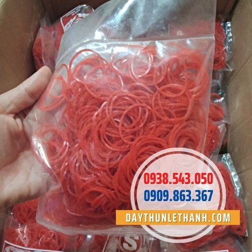 Dây thun màu đỏ Dây thun màu đỏ