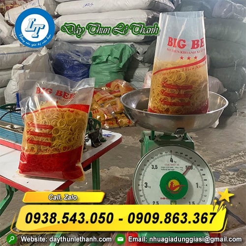 Dây thun giá rẻ đóng bịch sẵn 500g Dây thun giá rẻ đóng bịch sẵn 500g