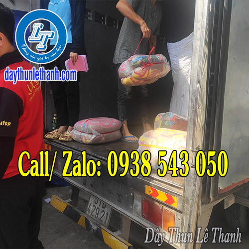 Giao hàng dây thun cho khách sỉ TPHCM Dây thun khoanh