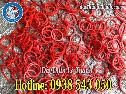 Dây thun khoanh mau đỏ giá rẻ toàn quốc Dây thun khoanh mau đỏ