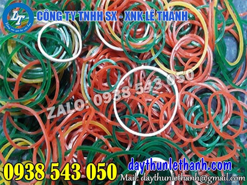 Dây thun khoanh nhiều màu giá rẻ Dây thun khoanh nhiều màu giá rẻ