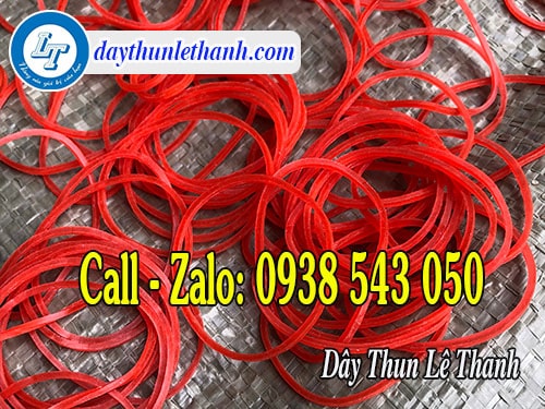 Dây thun màu đỏ giá rẻ Dây thun màu đỏ