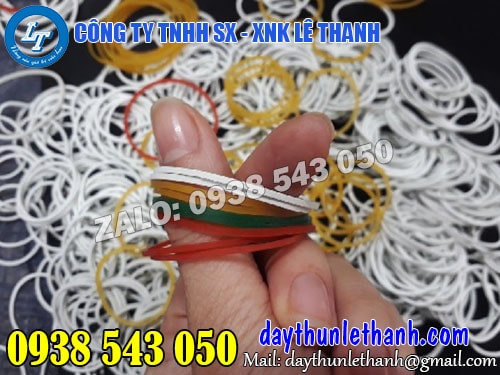 Dây thun khoanh nhiều màu giá rẻ Dây thun khoanh nhiều màu giá rẻ